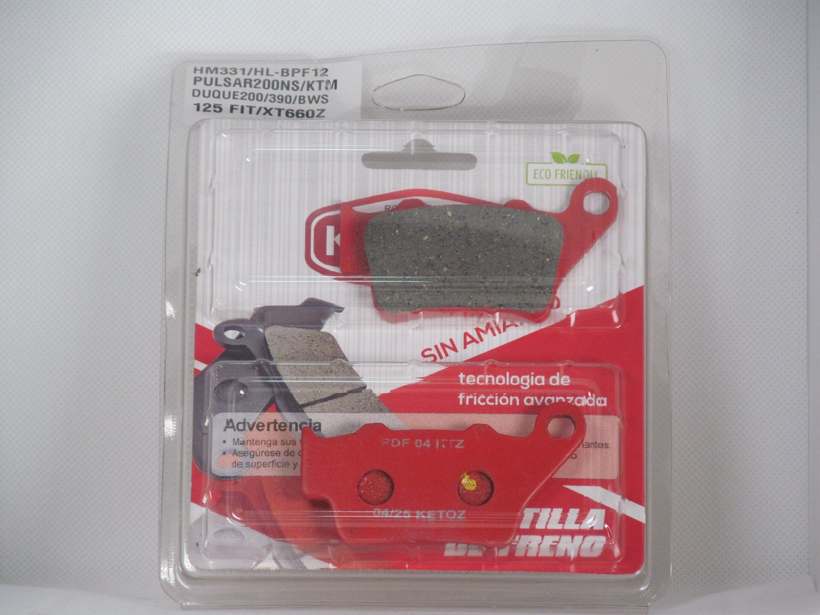 Pastilla de Freno para Bajaj 200NS y 220S