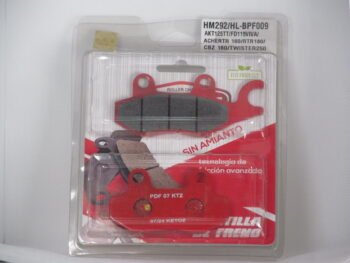 Pastilla de Freno para AKT Viva, AKT Best, Apache TVS 160 y 180