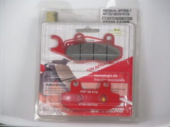 Pastilla de Freno para Agility, Evo, TTR 125/150/180, TTR 235, 200XM, TS125 y Fazer