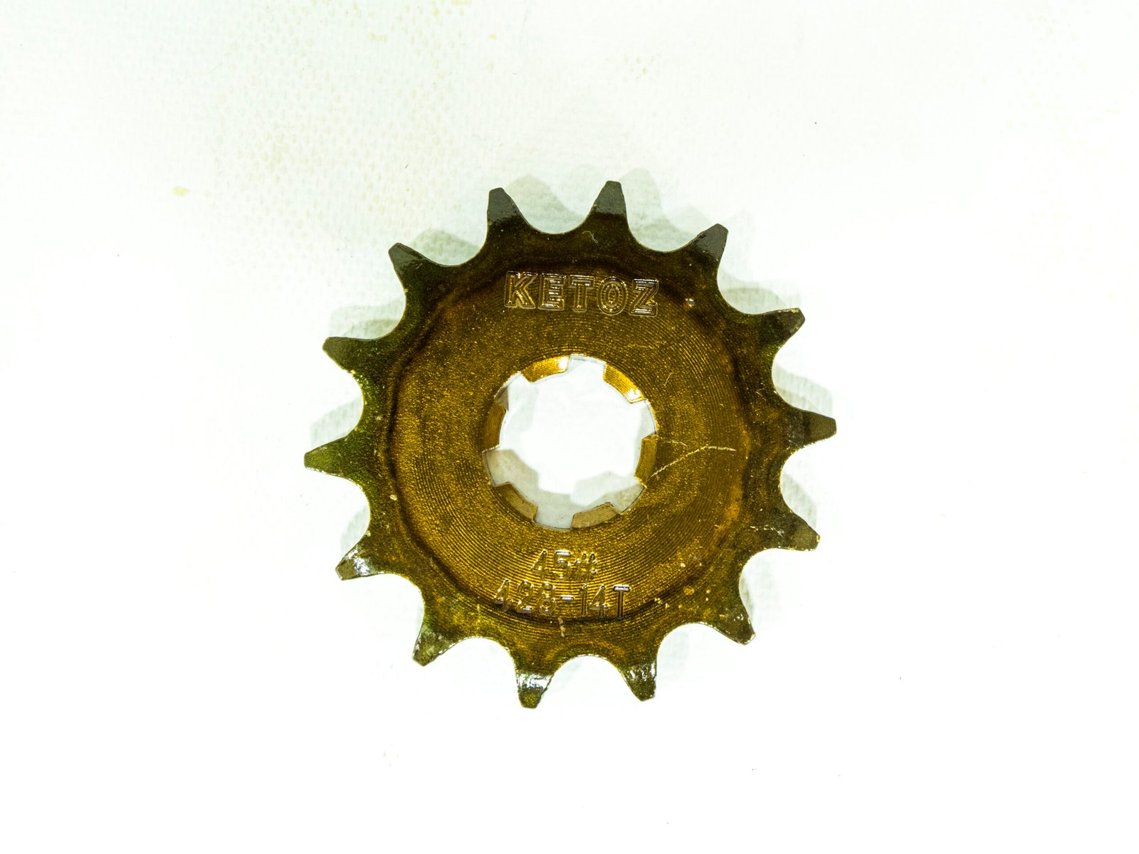 Piñón Delantero 14T para Suzuki AX100, AX110, AX115, RX115, DT125 y TS125 | Ketoz - Image 2