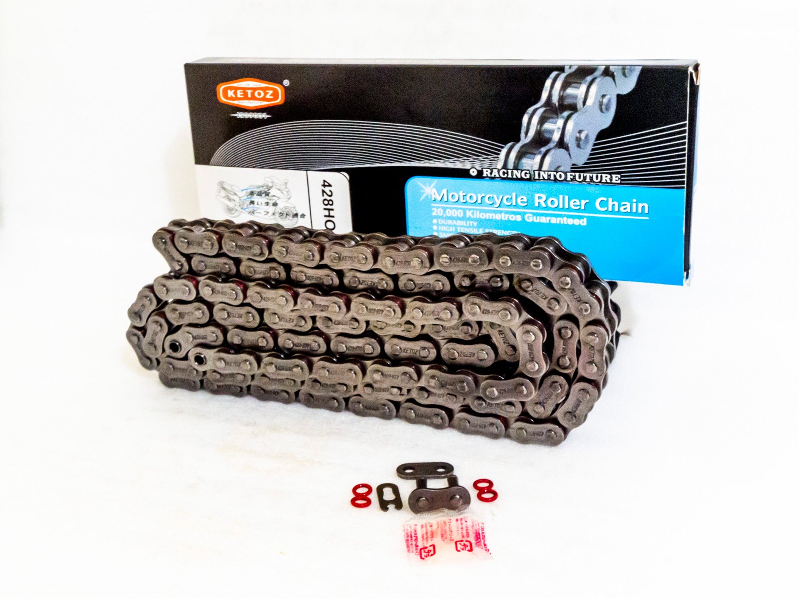 CADENA KETOZ 428HO-132L ORING ¨NEGRA¨ - Image 17