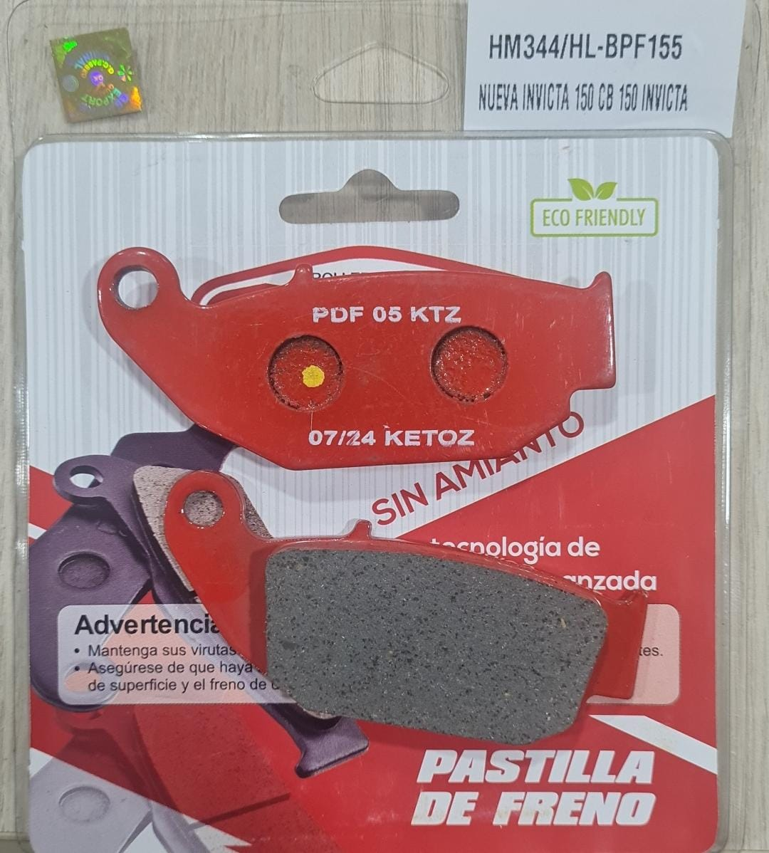 brake pad for TVS Apache RTR 180