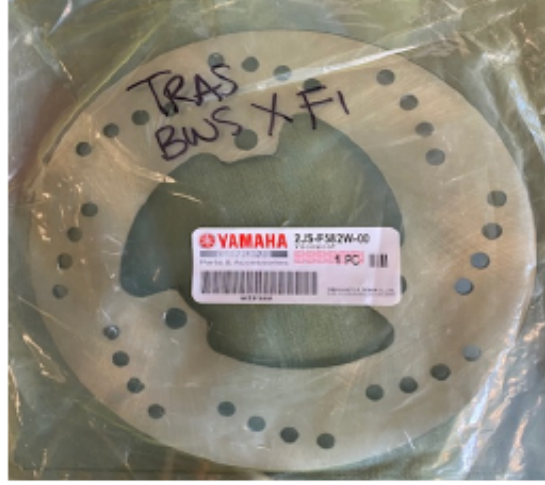 disco de freno trasero Yamaha BWS 125X FI