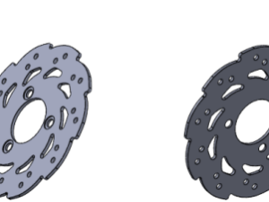 disco de freno trasero TVS Apache RTR 200 4V