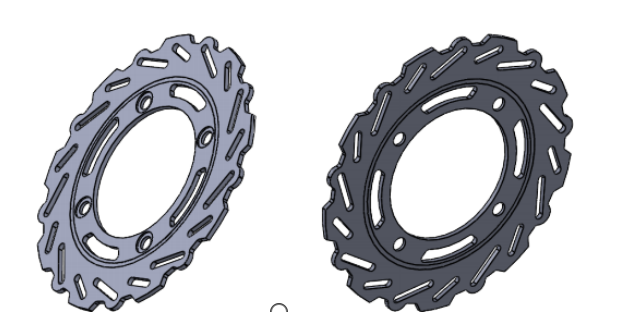 disco de freno trasero AKT 150 RTX