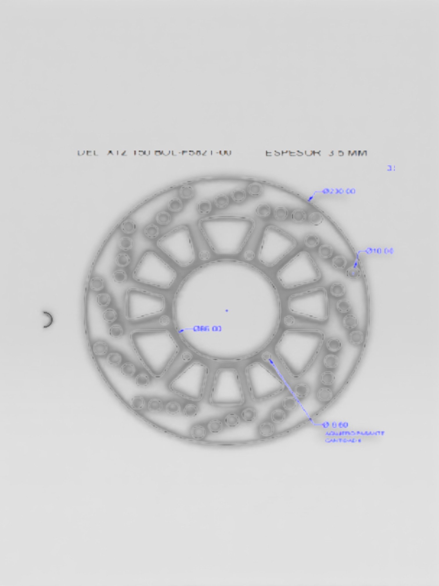 disco de freno delantero Yamaha XTZ 150