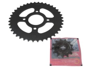 Kit Piñones Race 40T–13T Paso 520 para Hero Karizma y XPulse 200 (4 huecos)